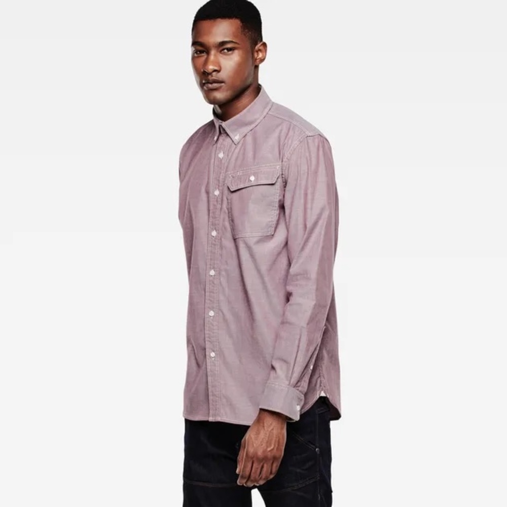 G star button shirt